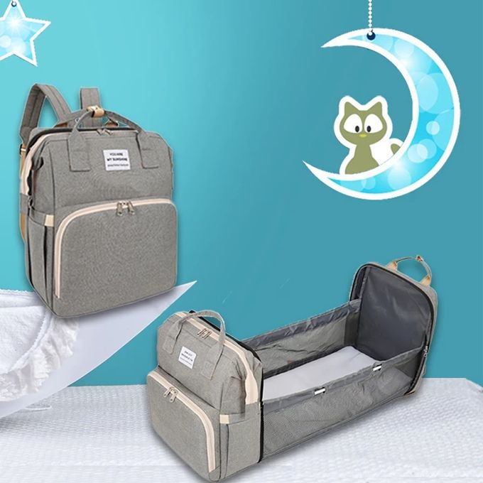 Generic Sac à Dos de Maternité lit Portable pliable pour Bébé, Sac de  Voyage à prix pas cher