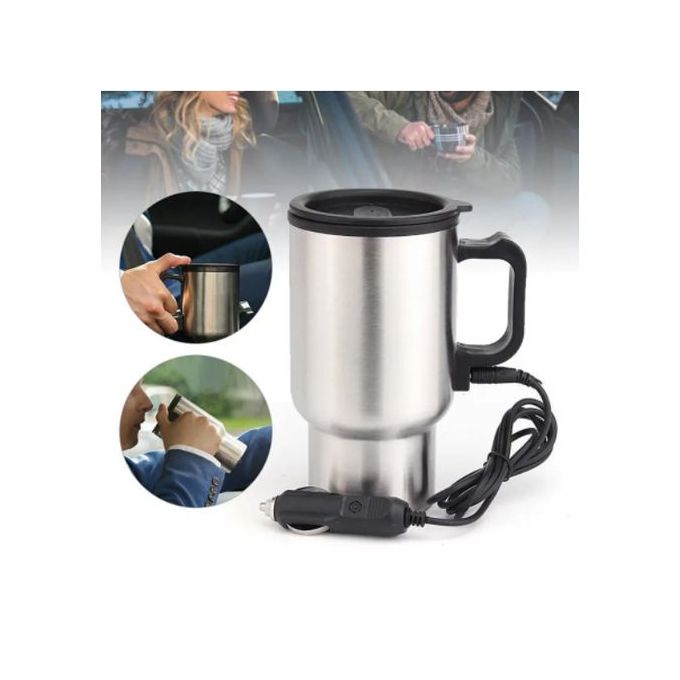 Generic Mug Bouilloire électrique pour Voiture - chauffe - eau, café, thé,  eau chaude - Prix pas cher