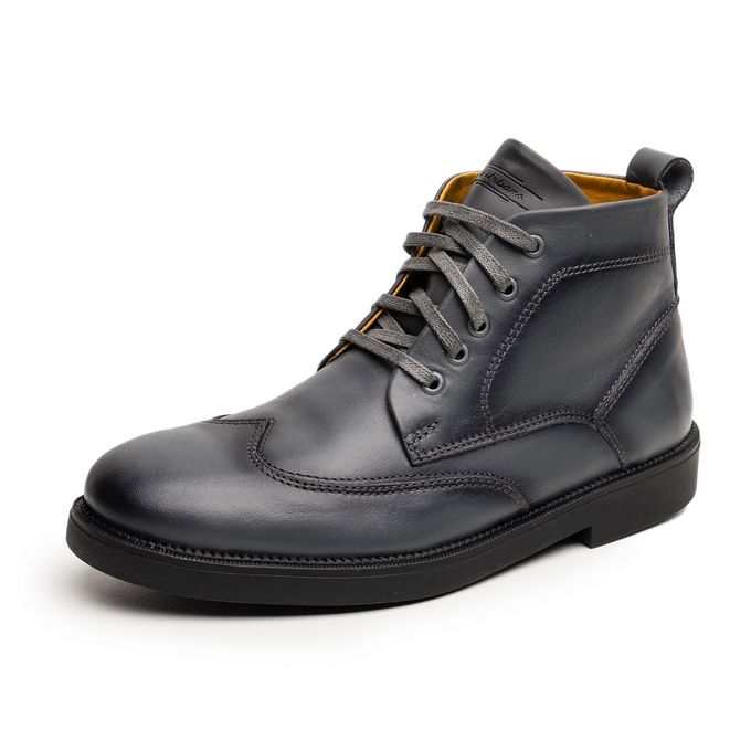 D'Urbano Bottines D'Urbano à lacets en cuir - Gris.