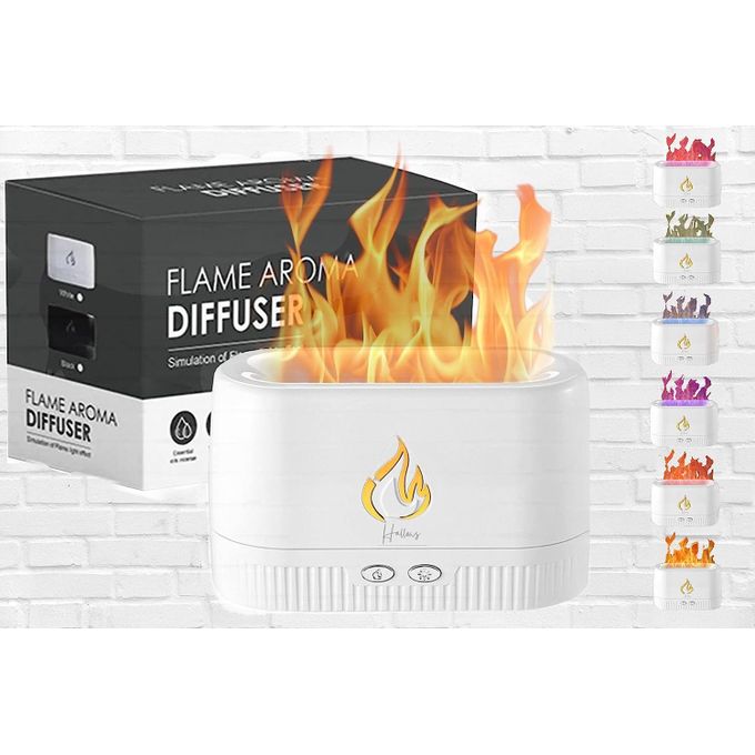 Humidificateur volcanique, diffuseur d'huiles essentielles pour la maison,  diffuseur de flamme de méduse 450ml, 2