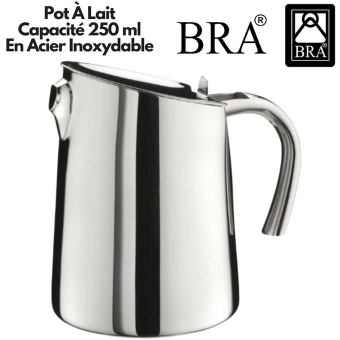 Bra Pot À Lait En Acier Inoxydable De Capacité 250 ml Pichet À