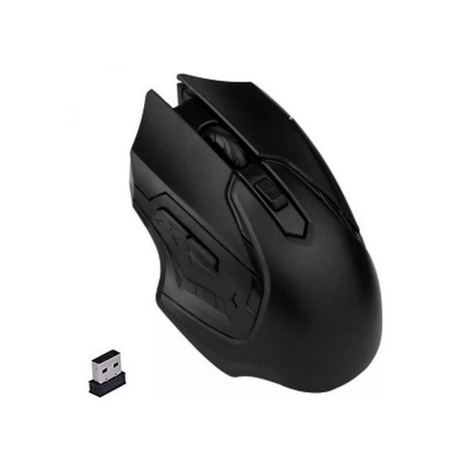 Souris 2,4 G Avec Rcepteur Usb, Dpi 1600, Silencieuse Et Plate Sans Fil  Pour Pc, Ordinateur Portable, Macbook, Bureau La Maison (noir Et Dor)