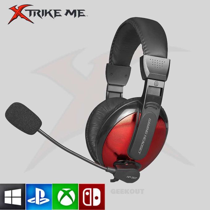 Xtrike Casque Gaming 40mm LED RGB avec Micro pour PC/PS4/XBOX HP-307