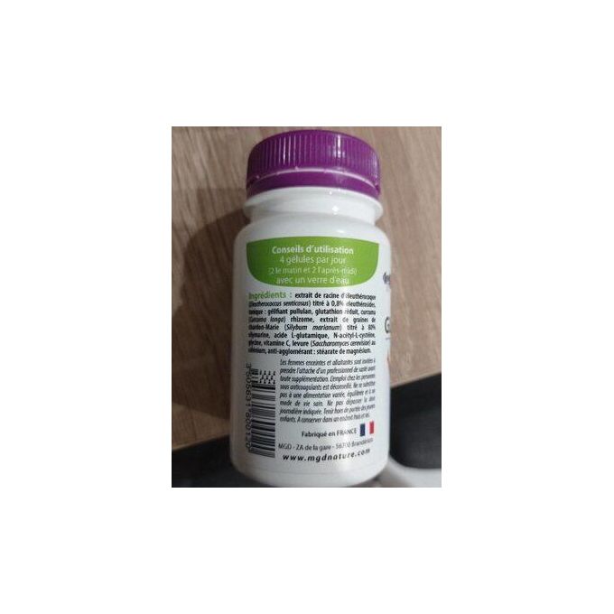 glutathion mgd MGD Glutathion Intracel Immunité 60Gélules à prix pas cher