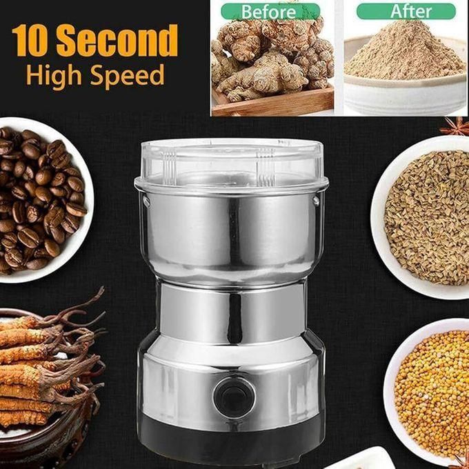 Mini Moulin à café électrique en acier inoxydable Broyeur 300W Noir