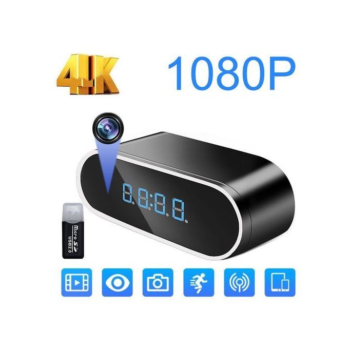 Mini Caméra Cachée HD 1080P IP/Wifi Caméra Espion Via Application