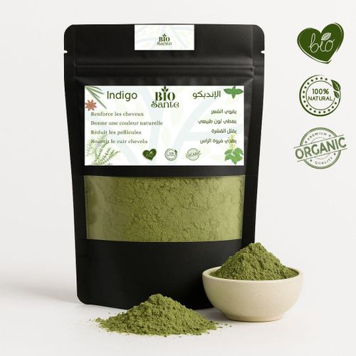 Poudre indigo noir bleuté pour henné 150 g