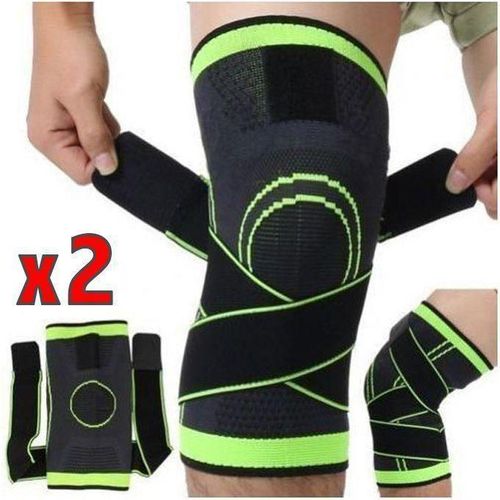 2 genouillères bande de protection pour sports de plein air, volley-ball, basket-ball,