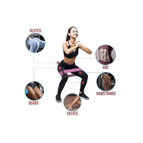 3pcs Resistance Bands Hip Circle Anti Slip Rubber Band Hip Circle Loop Resistanc