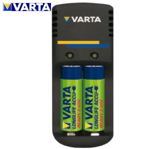 Mini Chargeur 2x AA - 2x AAA +2x Batteries Rechargeables AA 2100Mah Easy Energy