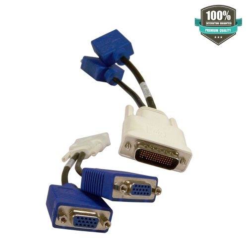 Adaptateur câble séparateur de moniteur DMS-59 vers double câble VGA en Y