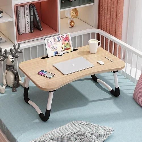 Table de lit pliant bureau d'ordinateur multifonctionnel Pratique pour manger,PC