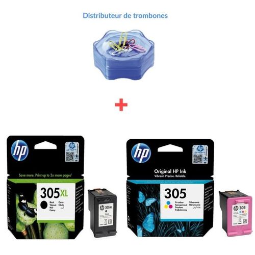 Pack cartouche 305XL Noir + 305 Simple Couleur ( Cadeau offert )