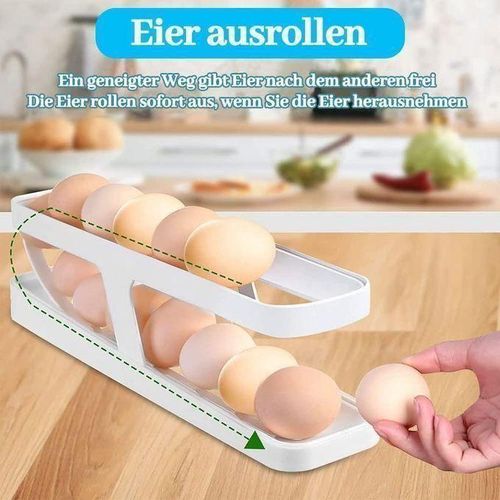 Boîte de stockage d'œufs - Non spécifié - 2 étages - Coulissante automatique - Plastique - 11 à 15 œufs