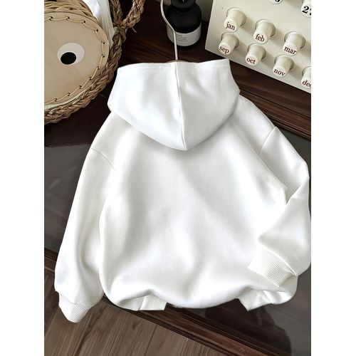 Sweat à capuche à cordon de serrage pour femme à manches longues avec imprimé cœur - Doux, poche kangourou, haut pour femme ample, intérieur chaud et moelleux tendance automne hiver