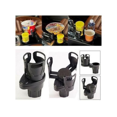Porte Gobelet Pour Voiture 2 en 1, Support de Voiture Tasse, Lunettes et Cigarettes