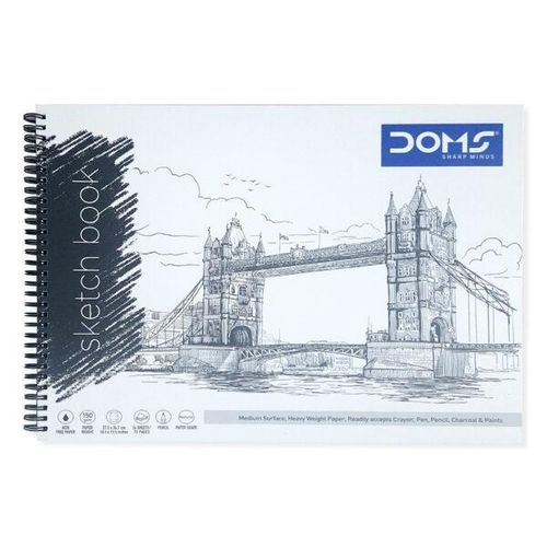 Doms SKEETCH BOOK Carnet de croquis DOMS avec reliure spirale 150 g/m², papier libre