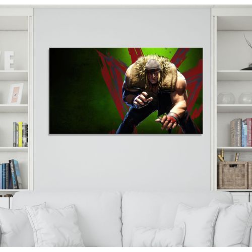 Tableau decoratif Alex Street Fighter 6 - Mural - taille en choix