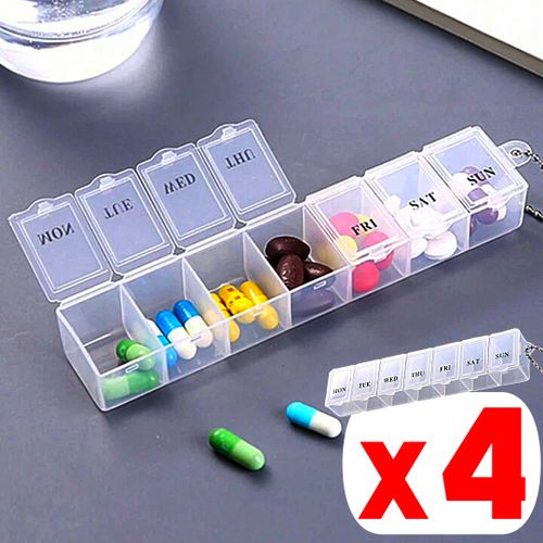 صندوق الدواء الأسبوعي، صندوق حبوب الدواء اليومي لمدة 7 أيام