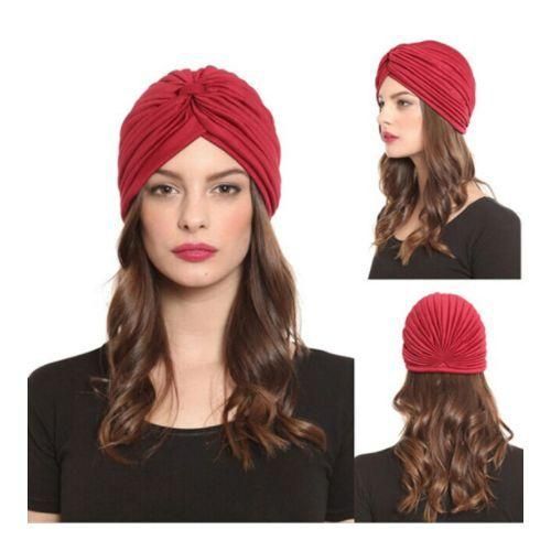 Turban fashion élastique plissé pour un look chic et tendance