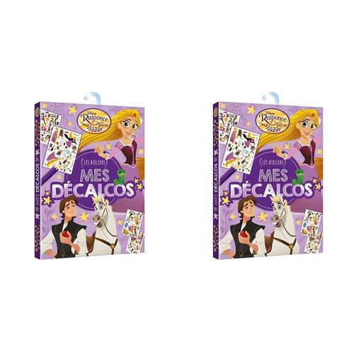 Atelier de Décalcomanies - Thème Raiponce Disney - Création Artistique Enfantine - Multicolore