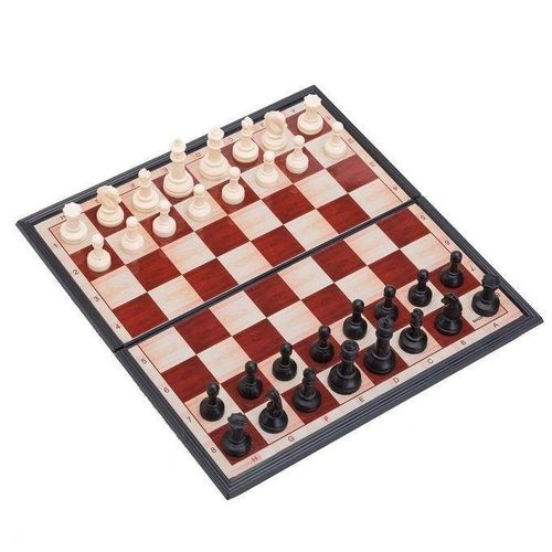 Jeu dchecs Pliable en Plastique Magntique pour des Heures de Divertissement Nomade