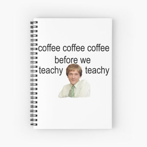 Mr G coffee coffee catchphrase Spiral Notebook Bloc note