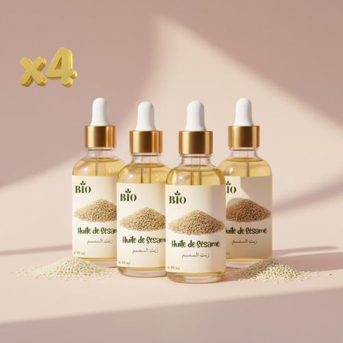 Pack x4 Huile de sesame 50 ml Soin Intense organic