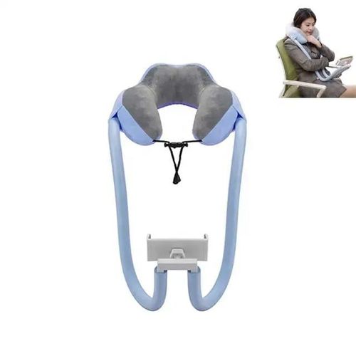 Support universel d'oreiller cervical pour téléphone portable, pour table de chevet, canapé, voiture, support paresseux réglable avec support de montage à 360 degrés avec plusieurs fonctions