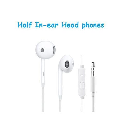 Écouteur filaire Avec Micro – Half In-Ear