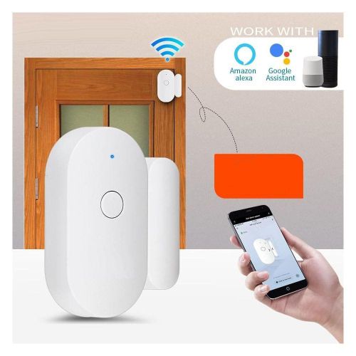 Alarme Detecteur d'Ouverture/ Fermeture de Porte Fenetre Sans Fil WiFi