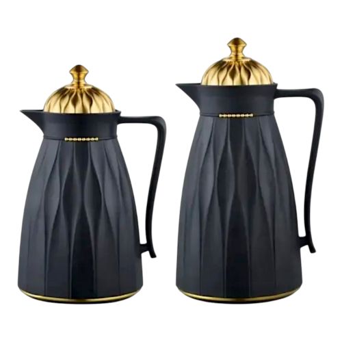 2 Thermos 1 litre + 0,7L - Parfait pour Café et Lait, Chaud ou Froid