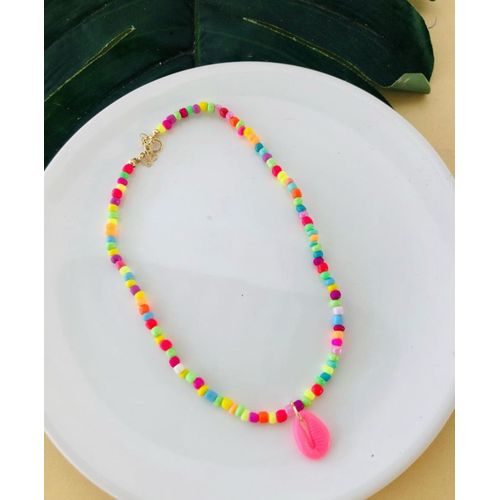 Collier ARC Colors Pink Coquillage Wed3a