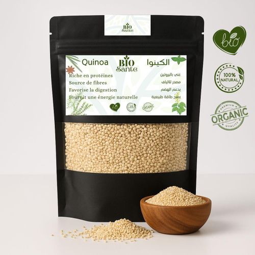 Quinoa blanc qualité premium riche en protéines 100 g