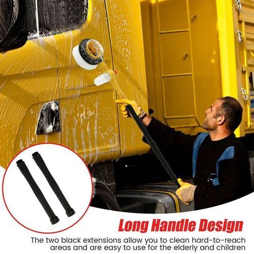 Brosse de nettoyage voiture longue portée avec tête pivotante 360° – Accessoire indispensable auto