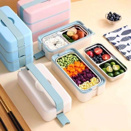Boîte à bento portable et empilable