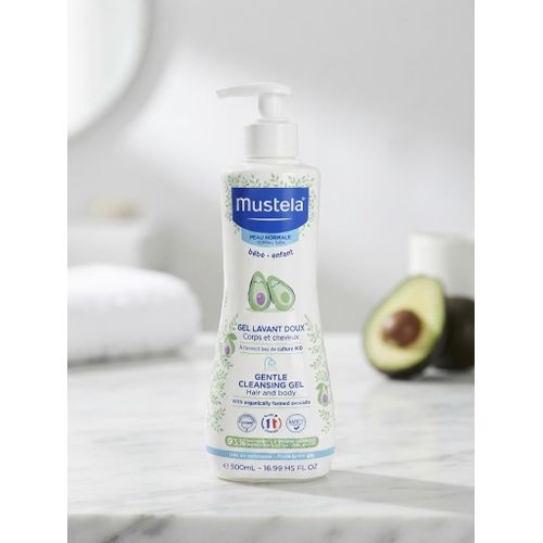 Gel Lavant Doux Corps et Cheveux – Peau Normale, Bébé et Enfant (500 ml)
