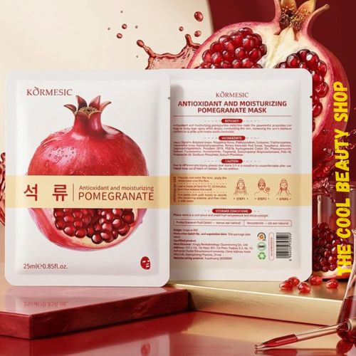 Masque Visage Grenade Hydratant & Antioxydant – Peau Eclatante & Nourrie