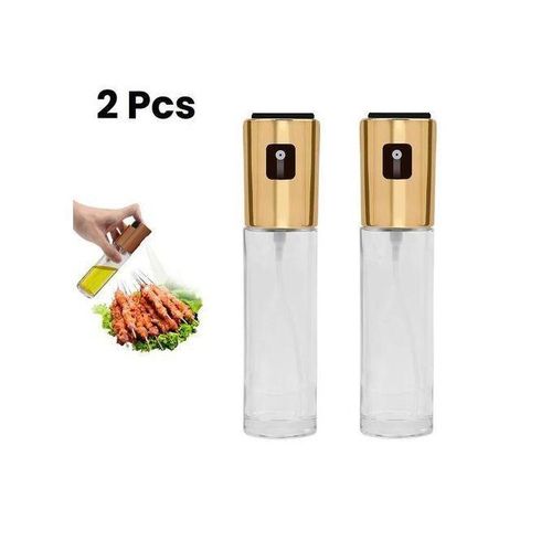 Pack 2 Bouteilles Spray Pulvérisateur Pour Huile Ou Vinaigre Flacon Pot 100ml