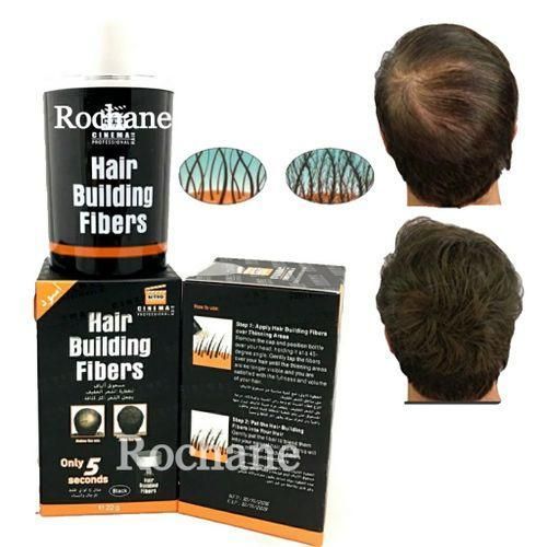 ألياف تكثيف الشعر لتكثيف الشعر: خط أمامي، لحية، صلع - بني داكن.