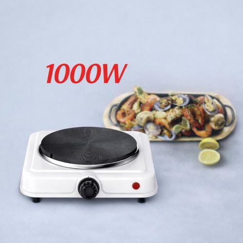 Réchaud Électrique 1000W, Plaque Chauffante Compacte et Puissante