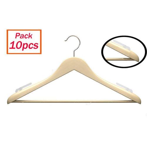 Pack 10 Cintre de vêtements en Bois