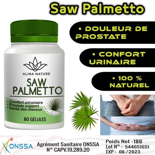 sawpalmetto douleur de prostate confort urinaire