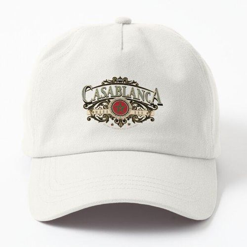 Casablanca , morocco Casquette blanc avec design unique