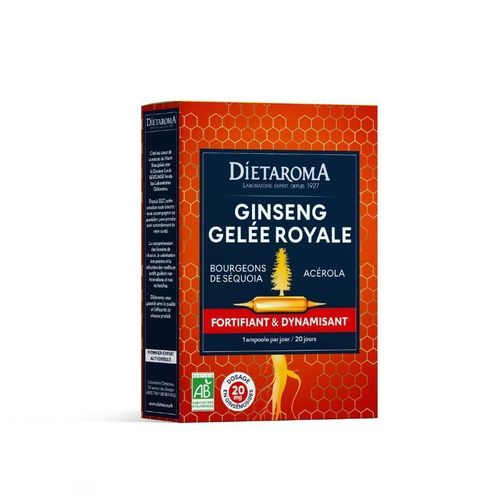 Ginseng Gelée Royale Acérola 20Ampoules
