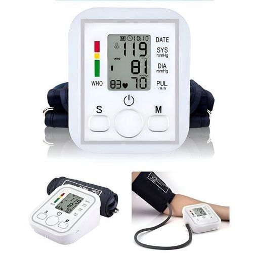 Tensiomètre Automatique de Bras avec Détection d'Arythmie et Grand Écran.