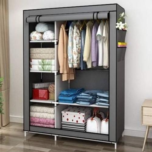 Armoire Penderie en tissu Résistant et imperméable organisateur économiseur d'espace