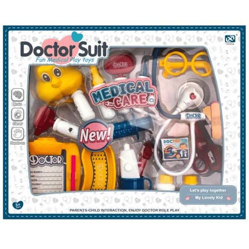 Kit de Jeu de Rôle Dentiste pour Enfants avec Lumière et Son - 11 Pièces