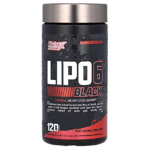 Nutrex Research LIPO 6 Black 120 Liqui-Caps