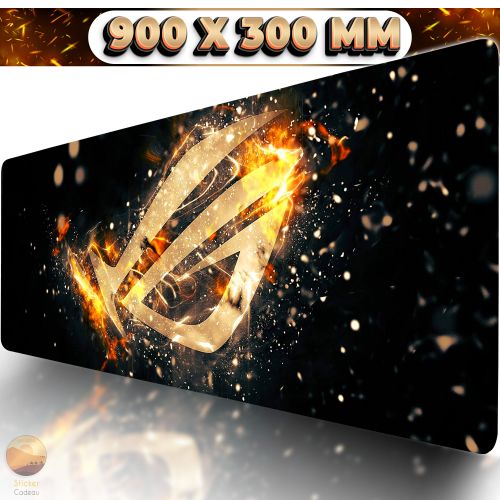 Gaming Mouse Pad Sparks 900 x 300 MM Large Extended Thick Version Stitched Edges Waterproof Pixel-Perfect Accuracy Both Mouse & Keyboard